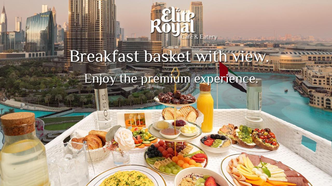 Elite Royal Apartment - Full Burj Khalifa & Fountain View - 2 Bedrooms And 1 Open Bedroom Without Partition Дубай Екстер'єр фото