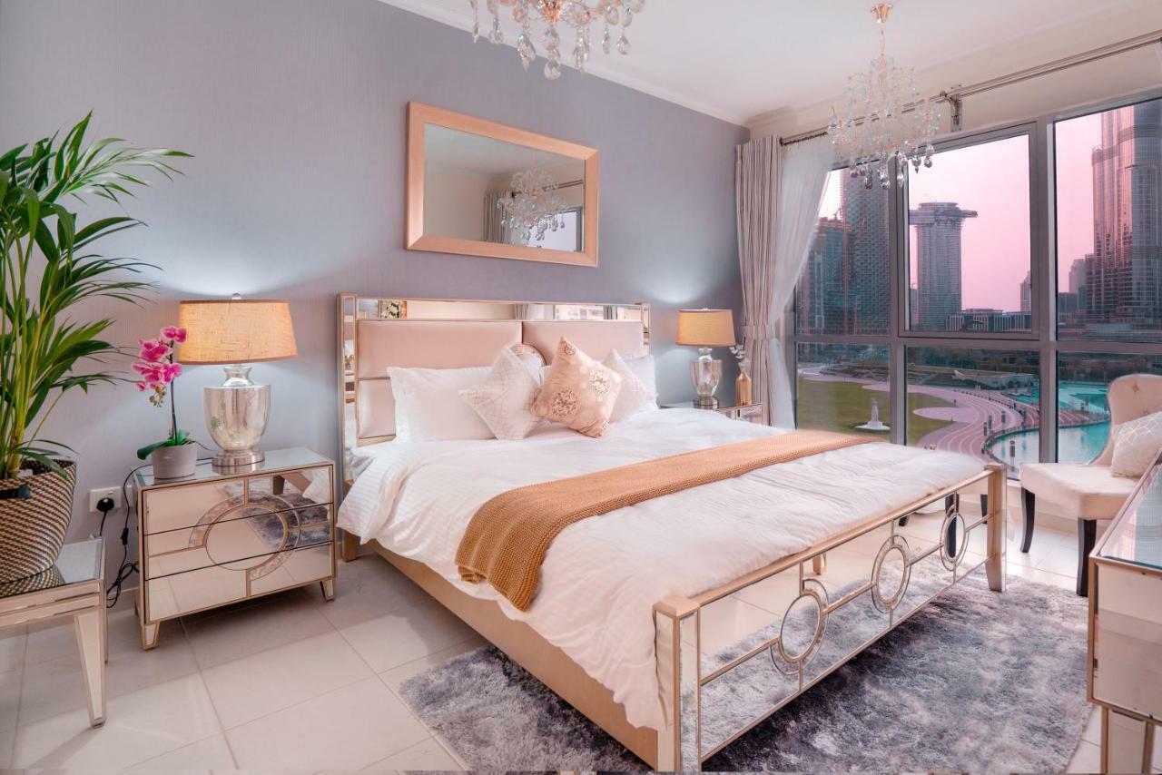 Elite Royal Apartment - Full Burj Khalifa & Fountain View - 2 Bedrooms And 1 Open Bedroom Without Partition Дубай Екстер'єр фото